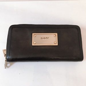 DKNY Black Leather Wallet